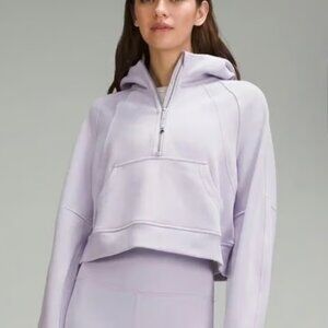 Lululemon Scuba Oversized Half-Zip Hoodie Lilac Ether Size M/L